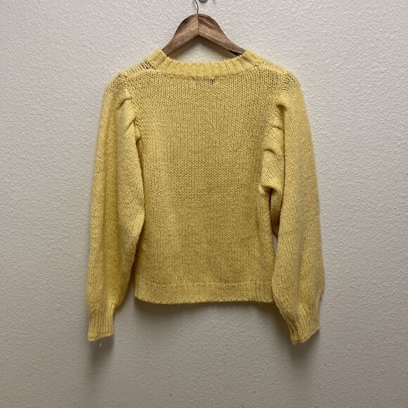 Charlie Holiday Presley Knit Balloon Sleeve Sweater Size 4 - Picture 6 of 6